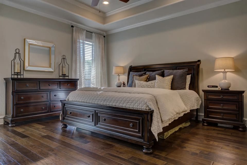 bedroom painted okc