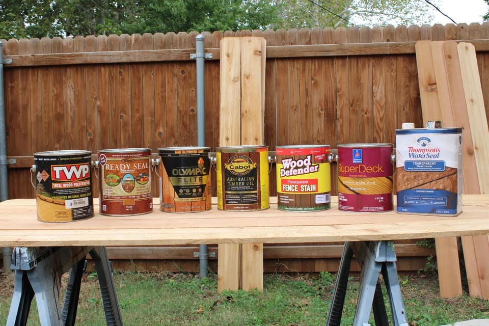 Wood fence protected with penetrating oil-based stain in the OKC metro