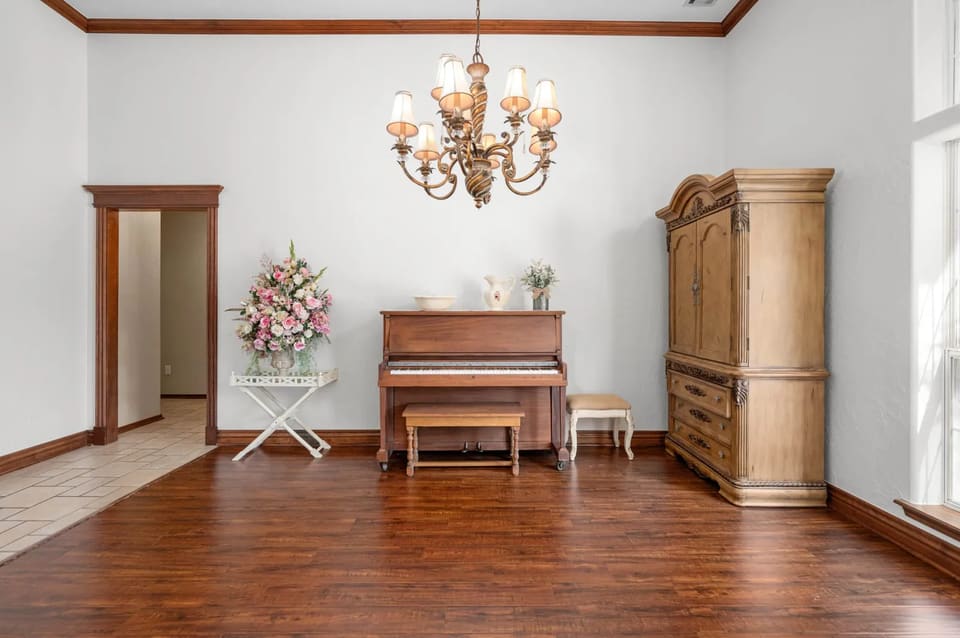 A freshly painted interior in the OKC metro