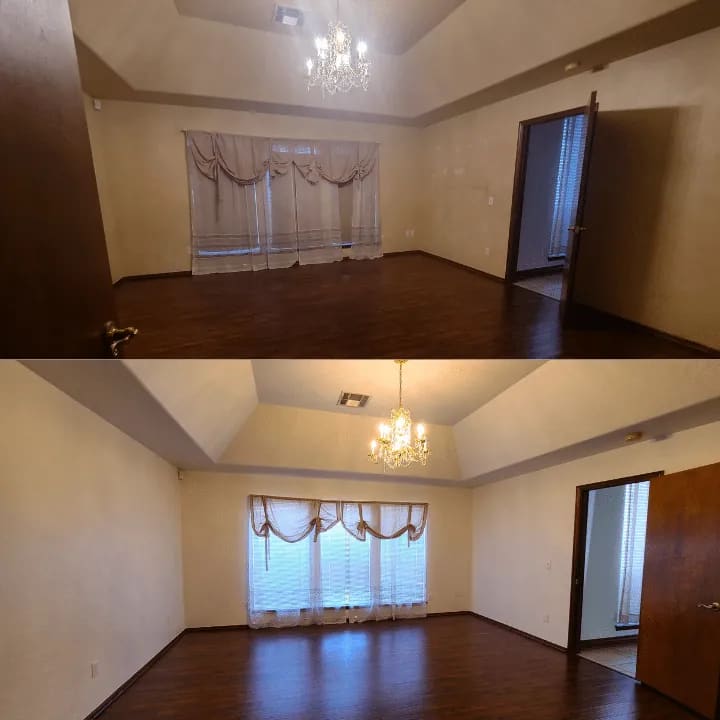 Interior painting project in OKC